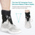 POZPO Foot Drop Brace for Walking Lifting Shoes, Drop Foot AFO Brace Help Raise Shoes, Foot Up Splint for Ankle, Improved Walking Gait, Prevent Falls and Injuries, for Left and Right-Black