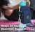 Bottle Pouch Gym Water Caddy with Phone Holder, Water Bottle Sleeve Bag with Pocket for Cards, Keys, Wallet, Gym Bottle Accessories for Men Women