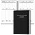 Heveboik Income & Expense Log Book - A5 Income and Expense Tracker for Small Business, Accounting Bookkeeping Tracking for Woman and Man, 5.8" x 8.3", Black