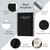 Heveboik Income & Expense Log Book - A5 Income and Expense Tracker for Small Business, Accounting Bookkeeping Tracking for Woman and Man, 5.8" x 8.3", Black