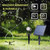 APONUO Metal Outdoor Solar Landscape Lights, Waterproof Spotlight 6-in-1 for Yard Landscape Lighting, Auto On/Off for Pathway, Driveway, Patio, Warm White
