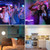 EverBrite Puck Lights with Remote, RGB 13 Color Changing Lights with Dimmer