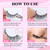 Natural Lashes Kit with Lash Glue 3D False Eyelashes Wispy 12mm Short Cat-Eye Lashes with 5ML Clear Eyelash Glue 9 Pairs Fake Eyelashes with Glue by TOOCHUNAG