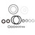 FSM013, Marine Rebuild Seal Kit Compatible with Evinrude Johnson