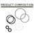 FSM013, Marine Rebuild Seal Kit Compatible with Evinrude Johnson