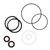 FSM013, Marine Rebuild Seal Kit Compatible with Evinrude Johnson