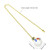 KUMGROT Ceiling Fan Pull Chain Extension, 12 Inch Pulls Decorative White Ceramic Ball Replacement Cord for Ceiling Fan Light Switches