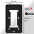 Mars Outpost Non-Adhesive Wall Plate Compatible with RingDoorbell Battery Doorbell & Older 1/2/3/4 2nd Gen & 3 Plus Blank Plastic Plate Sits Between Bell & Wall Covers Holes Scratches