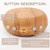 Baby Mobile Rotary Music Box Imitation Wood with Rotating Hook Crib Mobile Motor