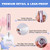 TiddieBair 32 PCS Mini Perfume Travel Refillable Bottle, Perfume Atomizer-4 Individual Boxes