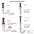 Leyso Stainless Steel 3-1/4-Inch Bar Sink Drain with 1-Inch NPS Thread