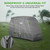 10L0L 2/4/4+2 Passenger Golf Cart Cover Upgrade Extended Roof, 600D Waterproof Snowproof Windproof Sunproof Durable Full Golf Cart Covers for Yamaha,EZGO,Club Car and Other