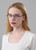 REAVEE 4 Pack Retro Designer Alloy Half Moon Reading Glasses for Women Men Half Frame Spring Hinge Stylish Slim Reader with Pouch, Black 1.75