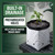 Grow1 15 Gallon Square Grow Bags (10 Pack) Black and White Poly Bags for Plants, Perfect for Plant Nursery Bags, Tree Grow Bags & Greenhouse Grow Bags, 15 Gal Pots for Plants