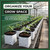 Grow1 15 Gallon Square Grow Bags (10 Pack) Black and White Poly Bags for Plants, Perfect for Plant Nursery Bags, Tree Grow Bags & Greenhouse Grow Bags, 15 Gal Pots for Plants