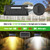 Bridika Solar Fence Lights - Outdoor Waterproof Warm White & Daylight White LED Solar Lights for Backyard, Deck, Stair Handrail and Wall (8 Packs, Plus Size)