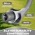 YOTOO Heavy Duty Hybrid Garden Water Hose 5/8-Inch by 100-Feet 150 PSI Kink Resistant, Flexible with Swivel Grip Handle and 3/4" GHT Solid Brass Fittings, Gray