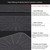 Lazy K Induction Cooktop Mat - Silicone Fiberglass Scratch Protector - for Magnetic Stove - Non slip Pads to Prevent Pots from Sliding during Cooking - Square (9inches) Gray