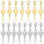 Paxcoo 15Pcs Locking Magnetic Jewelry Clasps and Closures, Necklace Extender and Helper for Necklaces, Bracelets and Jewelry