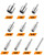 Diamond Drill Bits Set, 10 PCS Diamond Hole Saw Set, Glass Drill Bit for Ceramic Tile Porcelain Marble Granite Stone Bottles