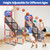 EagleStone Kids Arcade Basketball Hoop Game with Scoreboard and Ball Return