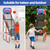 EagleStone Kids Arcade Basketball Hoop Game with Scoreboard and Ball Return
