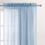 DWCN Sky Blue Sheer Curtains 54 Inch Long for Living Room 2 Panels