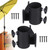 VANROUG Heavy Duty Patio Umbrella Holder,Patio Umbrella Stand Umbrella Clamp Mount Bracket for Deck Railing, Mount to Deck, Fences, Balcony or Outdoor Courtyard