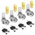 Sartatue Cam Locks Keyed Alike 5/8" RV Storage Lock 4PCS RV Compartment, Camper, Trailer, Vending Machine Replacement Set with 8 Keys, Chrome Finish (4, 5/8 Inch)