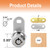 Sartatue Cam Locks Keyed Alike 5/8" RV Storage Lock 4PCS RV Compartment, Camper, Trailer, Vending Machine Replacement Set with 8 Keys, Chrome Finish (4, 5/8 Inch)