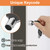 Sartatue Cam Locks Keyed Alike 5/8" RV Storage Lock 4PCS RV Compartment, Camper, Trailer, Vending Machine Replacement Set with 8 Keys, Chrome Finish (4, 5/8 Inch)
