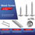 #8 x 1-1/4" Wood Screw 500Pcs 410 Stainless Steel Standard Thread Truss Head Fast Self Tapping by SG TZH