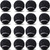 Treela 16 Pack Precut Tennis Balls for Chairs Non Slip Leg Balls, Black