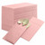 Linen-Feel Dinner Napkins With Flatware Pocket, 50-Count, Mellow Rose