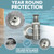 Poolzilla [5] Stainless Steel Pool Cover Anchors for Concrete and Pavers