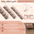 Brown Lash Clusters Wispy Spider Lashes Clusters Natural Look 10-16MM Breeze Eyelash Clusters DD Curl Cluster Eyelash Extensions Brown Clear Band Individual Lashes Cluster by JIMIRE