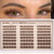 Brown Lash Clusters Wispy Spider Lashes Clusters Natural Look 10-16MM Breeze Eyelash Clusters DD Curl Cluster Eyelash Extensions Brown Clear Band Individual Lashes Cluster by JIMIRE