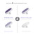 BELLASONIC 4-in-1 Rechargeable Electric Nail File Set with Travel Pouch – Unique Oscillating Head – Shape, Smooth, Buff & Shine Nails – Remove Cuticles & Calluses (Purple/Purple Metallic)