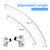 TOPROD Curved Shower Curtain Rod 48-72 Inches Adjustable Round Shower Rods