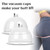 Titoe 230mL Vacuum Therapy Cups for Butt Lifting Extra-Large Vacuum Cupping Machine Accessories XXL Vacuum Therapy Back Massage Body Shape Guasha Cups Sets with Y-Hose(230mL)