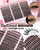 Goddvenus Manga Lash Clusters Natural Wispy 300 Pcs Fairy Eyelash Clusters 10-16mm Fluffy Cluster Eyelash Extensions Anime Cosplay No Plastic Feel Individual Lash Extension CC Curve