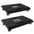 Nellyke Furniture Dolly, 2 Pack Small Flat Moving Dolly, Furniture Movers with 4 Wheels, 500Lbs Capacity, Connectable and Portable Dollies for Heavy Appliance, Black