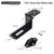 HILLMASTER Door Hasp Latch 90 Degree, 7-3/4" Extra Thick Heavy Duty Steel Safety Gate Door Lock Padlock Clasp Hasp Lock Latch for Fence Gate Barn Door Shed Closet Cabinet, Black Finish