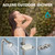 Aolemi Outdoor Shower Kit, Downward-Facing Inlets, Brushed Nickel
