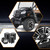 CLUBRALLY SS Golf Cart Wheel Center Caps-4 Pack,Fits EZGO,Club Car,Yamaha - 2.75" Black Hub Caps for 8, 10, 12 inch Rims,Push-in Style,Height 3.21"