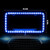 eing License Plate Frame Auto 12 V 54 LED Color Light Acrylic License Plate Cover,2 - Pack, Blue Light