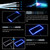 eing License Plate Frame Auto 12 V 54 LED Color Light Acrylic License Plate Cover,2 - Pack, Blue Light