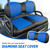 NOKINS Golf Cart Vinyl Diamond Seat Covers Fits Yamaha Drive/Drive 2