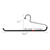 VASLIM Extra-Wide Drapery Hangers Blanket Hangers Heavy Duty Black Vinyl Coated Nonslip - Holds Up to 40 Lbs - Great for Quilts, Comforters, Table Cloths, Bedding, Towels, Rugs (8 Pack)