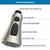 Universal Pull Down Spray Head for Kitchen Faucet, 3 Modes, Brushed Nickel
